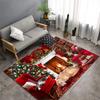 Christmas Santa Snowman Carpet for Living Room Decor Sofa Table Large Area Rugs Bedroom Bedside Floor Mat Christmas Decoration