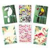 A4 Sticker Canvas Kit - MÉGACRÉA DIY - Tropical Animals - 2 Pieces - Brush Included - Stimulated Creativity