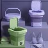 Folding Washing Machine Mini Portable Decontamination Washer Low Noise Anti-Slip Pad Dorm