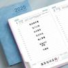 Thicken 2025 A5 Agenda Notebook PU Schedule Planner Notepad 2025 Planner Notebook School Office