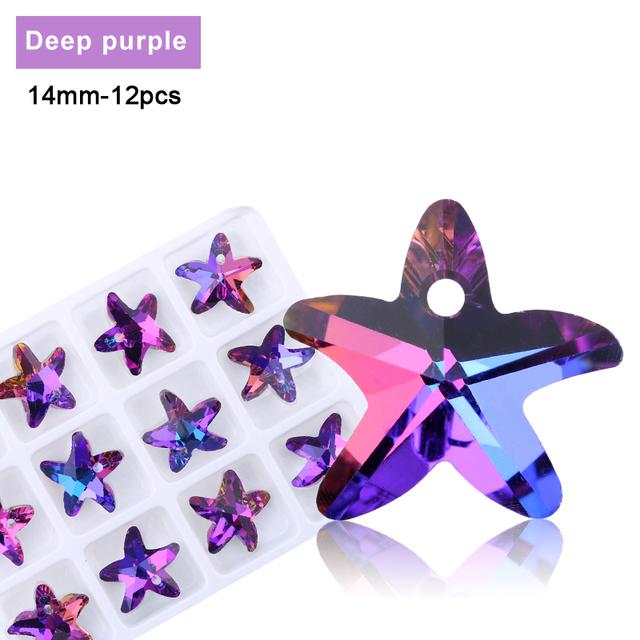 Разноцветный кулон в форме сердца, стеклянные бусины-бабочки, хрустальные подвески в форме звезды для женщин, изготовление ювелирных изделий, ожерелья, серьги, фурнитура