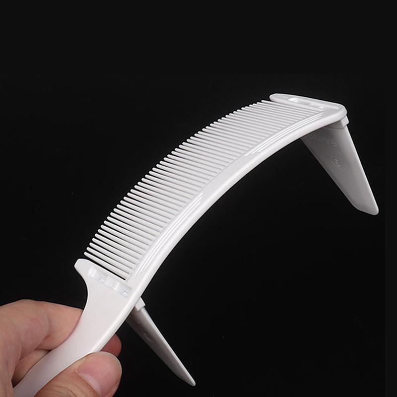 Мужская изогнутая расческа для позиционирования, регулируемая S-образная конструкция, профессиональная парикмахерская машинка для стрижки волос, расческа, парикмахерские инструменты для укладки