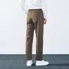 SEVEN Men's Brushed Interior Casual Elastic Waist Straight Pants