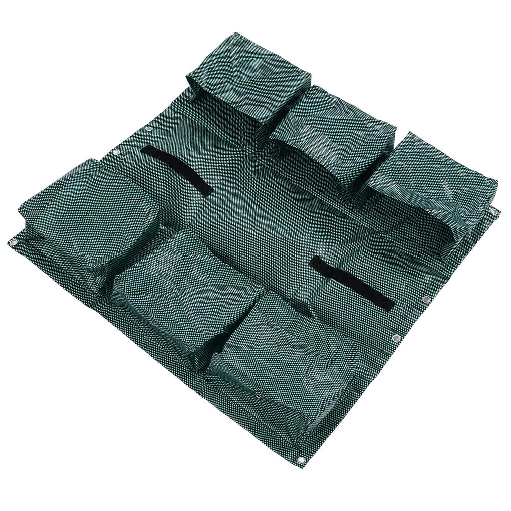 Подвесной садовый двухсторонний контейнер для растений, воздухопроницаемый, с 6 карманами для садового забора дома