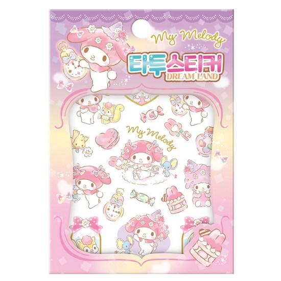 Sanrio Characters My Melody Tattoo Sticker Dreamland, Popular Korean Game