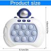 Astronaut Handheld Speed Push Game Machine: A Fun Multiplayer Game for Family, Sensory Fidget Toy Anti-Stress Plopper Toy Birthday Gifts for 6-12 Year