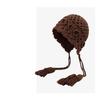 Hand-crocheted flower fringed wool hat women's autumn and winter western Sichuan travel versatile fashion show face small knitted headgear
