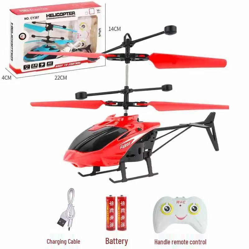 Indoor Gesture-Control Hovering Drone - Rechargeable, Durable, Remote-Control Toy Helicopter