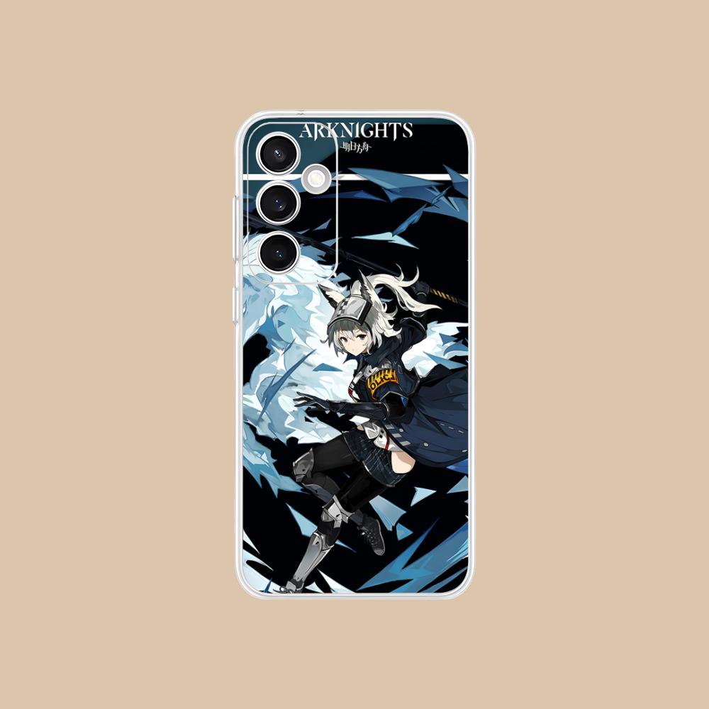 Arknights Grani Прозрачный чехол для мобильного телефона для Samsung Galaxy S25 S24 S23 S22 S21Plus FE Ultra Цветная накладка