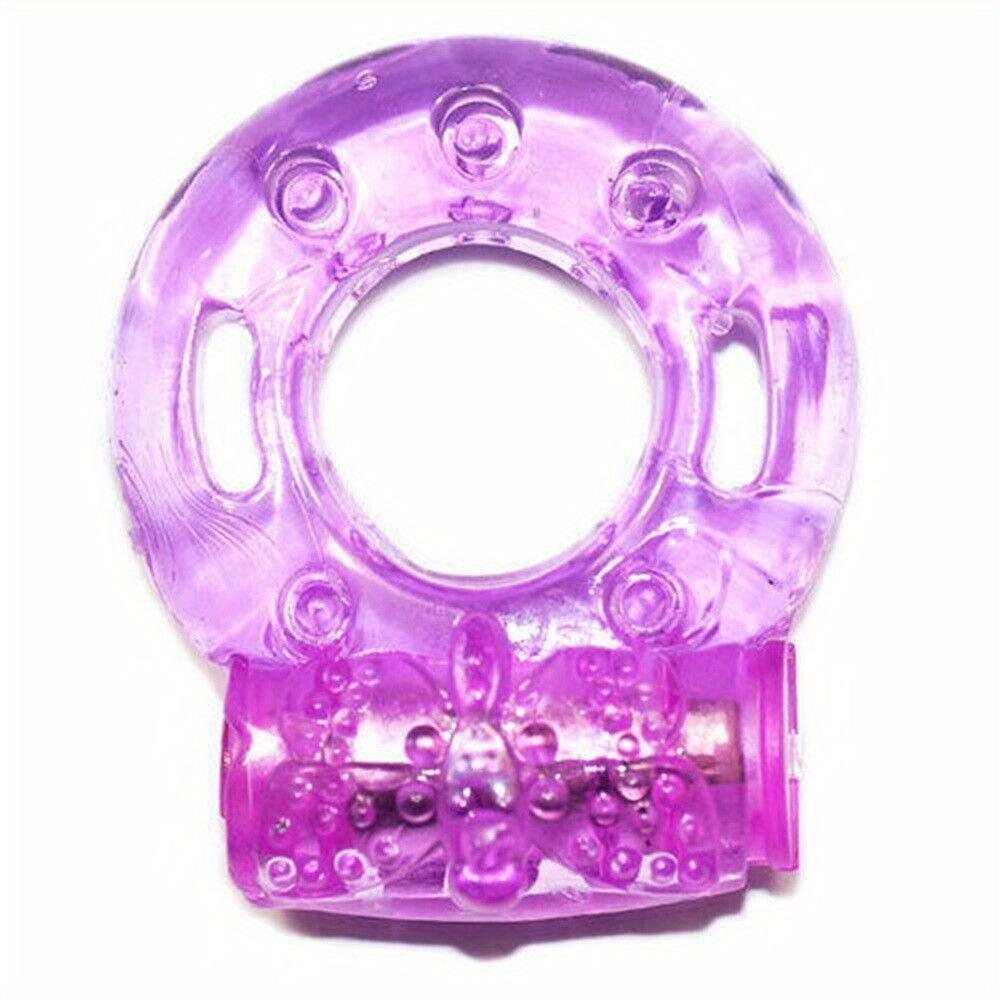1pc Male Vibrating Cock Ring Penis Vibrator, Waterproof Couple Sex Toys Clit Orgasm