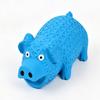 Жевательная игрушка для собак Пищащий мячик для домашних животных Уход за зубами Мультяшная Резиновая Латексная Свинья Интерактивная Обучающая Щенячья Товары для домашних животных Собачьи