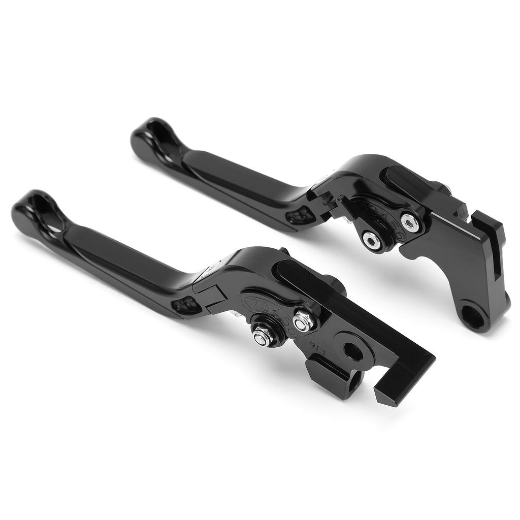2pcs Motorcycle Brake Clutch Levers Adjustable CNC Aluminium Alloy Replacement for YAMAHA XJ6 DIVERSION 2009‑2015Black