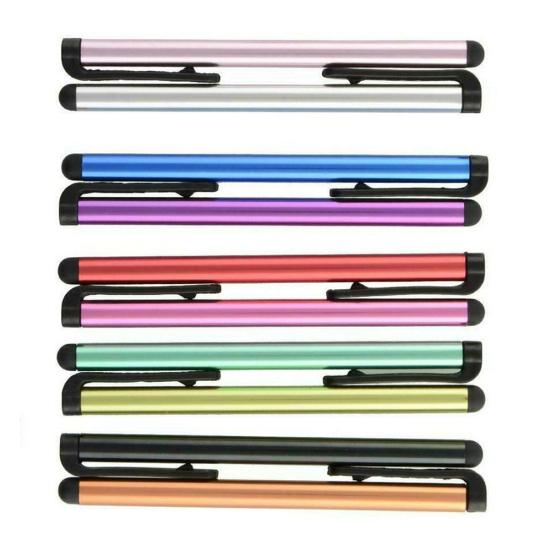 10 шт. универсальный цветной стилус из оксида алюминия, карандаш для сенсорного экрана для телефона, планшета