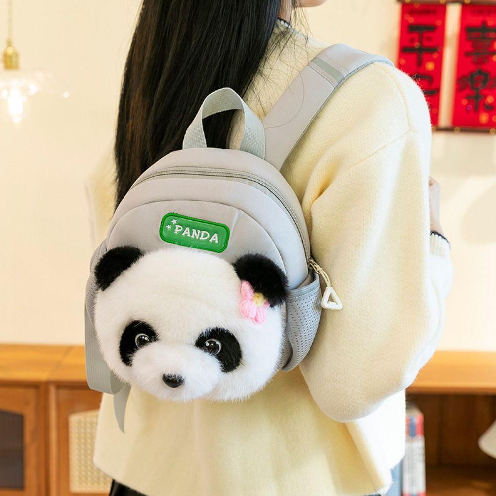 Cartoon Kids School Backpack Lightweight Panda Primary School Bags Elementary School