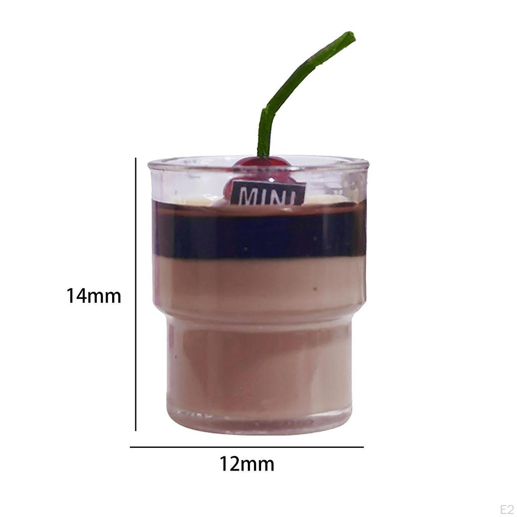 1/6 1/12 Кукольный домик Мусс Чашка Модель Десерт Украшение Игрушка Имитация Реалистичная Закуска DIY