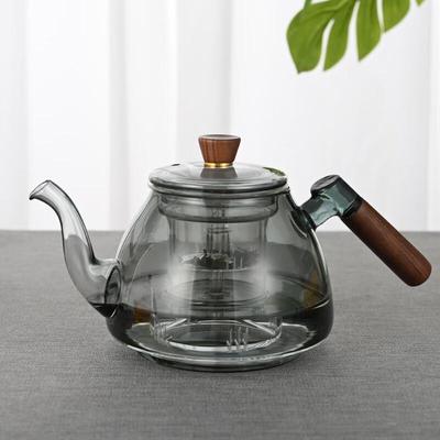 Стеклянный чайник Shangqi двойного назначения для чаепития у плиты