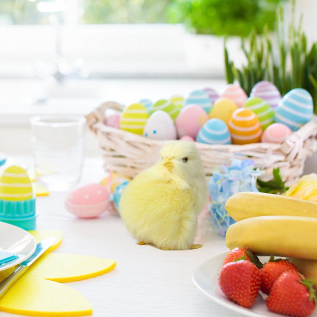 Имитация цыпленка, кукла-животное, цыпленок, плюшевая игрушка, сувениры для фермерской вечеринки, игрушка-цыпленок, пасхальная корзина, вещи