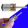 DC 12V Geared Motor Electric Micro Speed Reduction with Long Output Shaft for Robot DIY Output Shaft Diameter 3mm (12V 2000RPM)