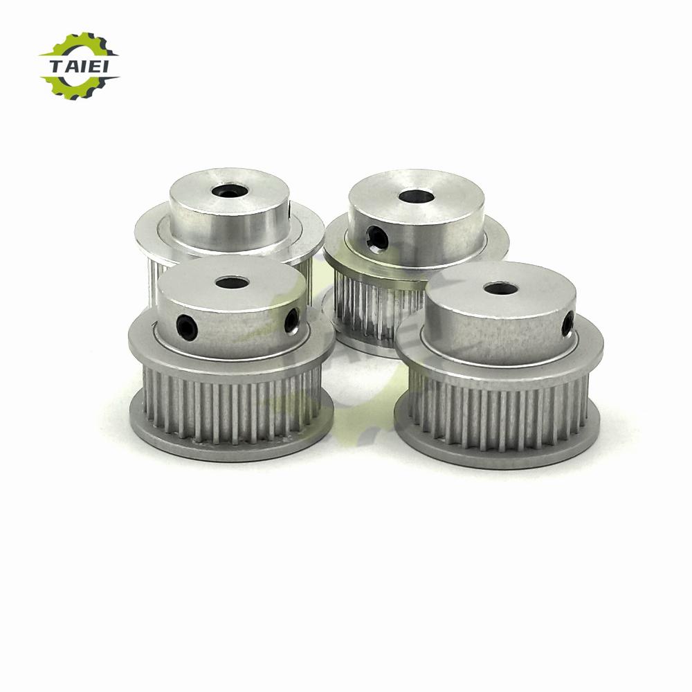HTD 3M 30T 32T 34 Teeth Synchronous Pulley Keyway Bore 4mm-19mm For Belt Width 6/10/15mm 3M Timing Wheel 30Teeth CNC Gear Sheave