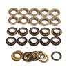 20Sets Bronze Black Gold Round Eyelet Grommets Hamde Craft Accessories 14mm