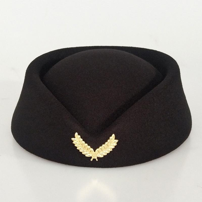 Шляпа стюардессы Костюм для косплея стюардессы Бортпроводницы Прямая трансляция Сценическое выступление Здание Собственность