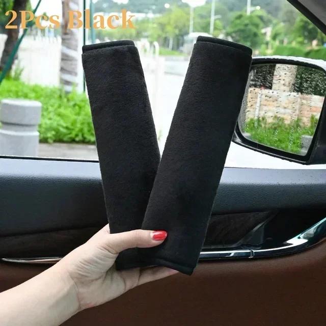 1PC Universal Comfort Car Seat Belt Shoulder Pads Soft Polyester Protection for Adults Teens Accessories for Cozy Safe Rides