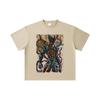 260 GSM Double Yarn 32 Count 100% Cotton One Punch Man V8 Garou Print Unisex Heavy Cotton T Shirt… More