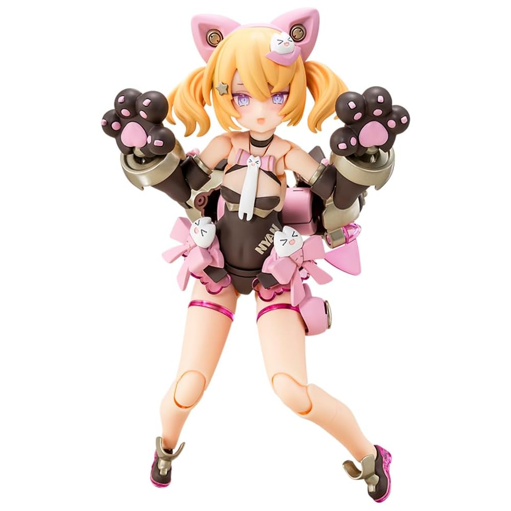 Kotobukiya Megami Device Puni Mofu Черная Мао Масштаб 135 мм Пластиковая модель