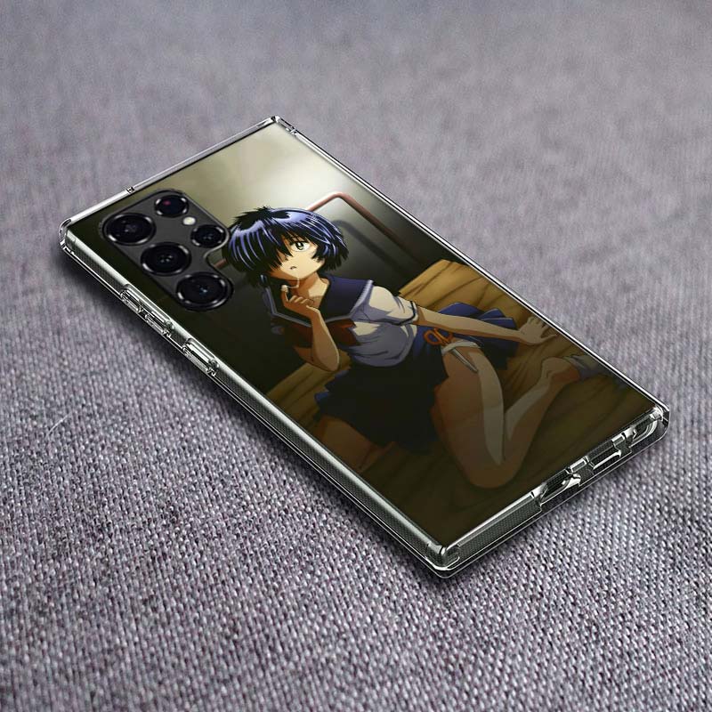 Чехол для телефона Urabe Mikoto для Samsung Galaxy S24 S23 S21 S20 FE S22 S26 Ultra S25 Edge S10 Plus Прозрачный ТПУ Чехол Оболочка Coque S