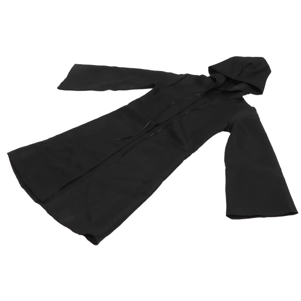 Cosplay Costume with Hooded Cloak, Halloween Present Choice for Wizard Knight Monk Role Play, Adjustable Unisex Robe in Classic Mysterious Colors for