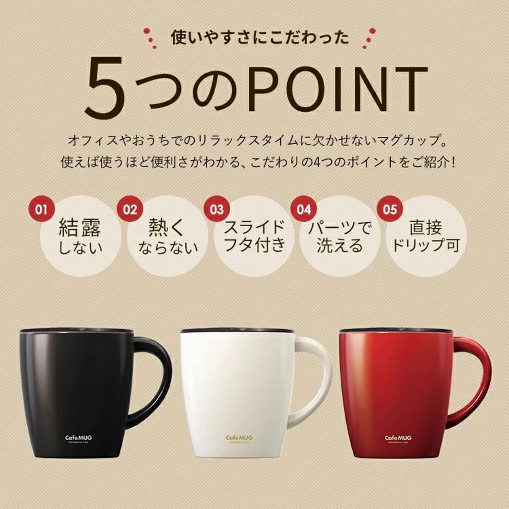 Кружка-термос из нержавеющей стали Asvel Map 330 мл, красная