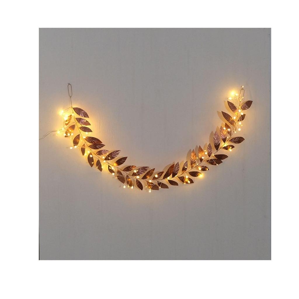 Shisei Hanbai Tinplate Laurier W8 X L110cm 423698 Wreath, Copper, (ABT)