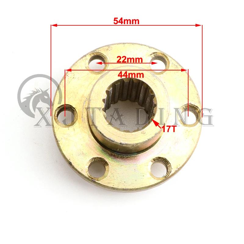 For 50cc-250cc ATV Go kart UTV Buggy Golf Cart Quad Bike Rear Axle Brake Disc Sprocket Mount 17T 23T 28T 31T 32T Teeth Hub