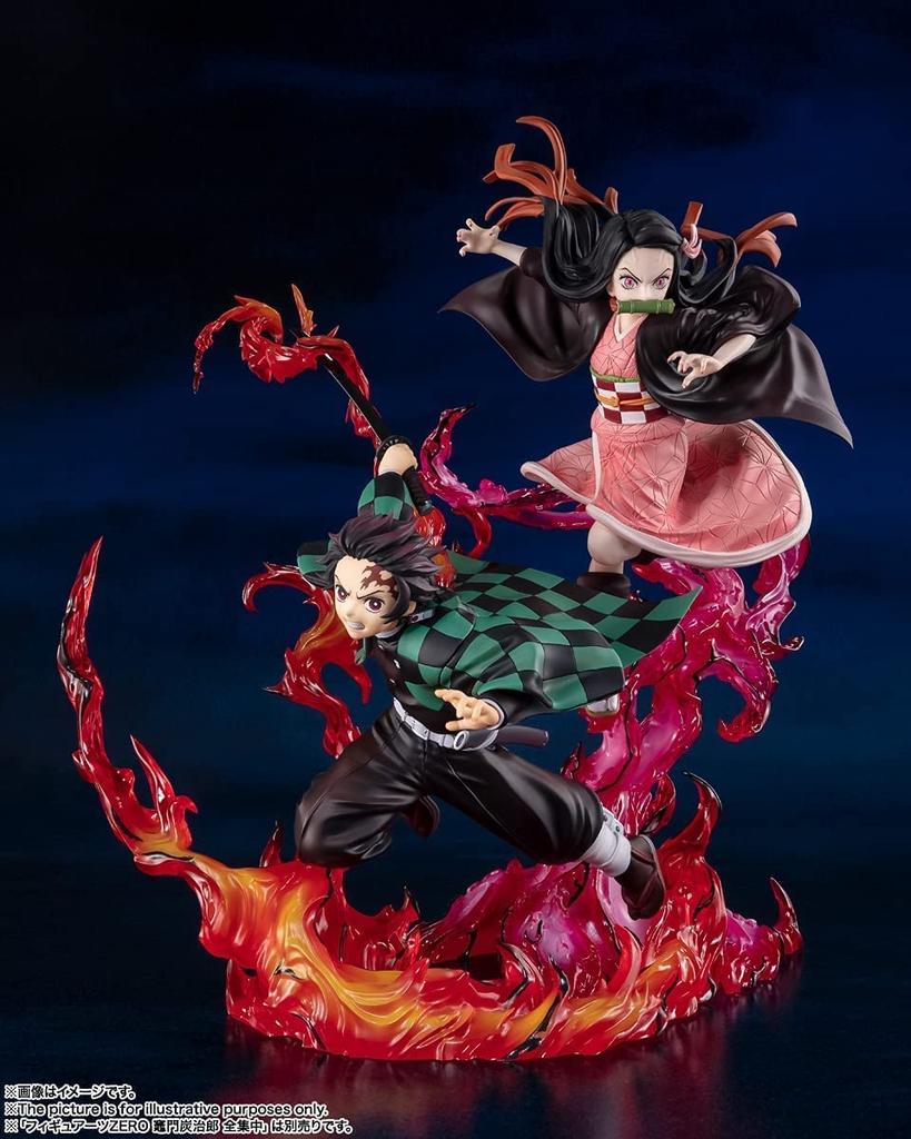 TAMASHII NATIONS FiguartsZERO Клинок, рассекающий демонов Kimetsu no Yaiba Незуко Камадо Искусство демона крови 240 мм Раскрашенная полная фигурка BAS61514 Убийца Прибл.. ПВХ/АБС