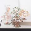 Faux Crystal Tree No Fading Not Easy Fall Off Stable Structure Non-slip Exquisite Faux Crystal Tree Figurine