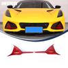 Для Lotus EMIRA 2026-2026 Красный Настоящее углеродное волокно Рулевые колеса автомобиля Панель переключения передач Консоль Накладка Наклейка Автоаксессуары
