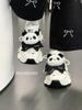 Женские осенние кроссовки Warrior Panda для увеличения роста - Универсальные белые спортивные туфли на толстой подошве