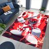 1pc Red Ranger Sword Office Chair Mat - Anime Cartoon Design, Non-Slip Carpet for Home Decor, Suitable for All Seasons.T072