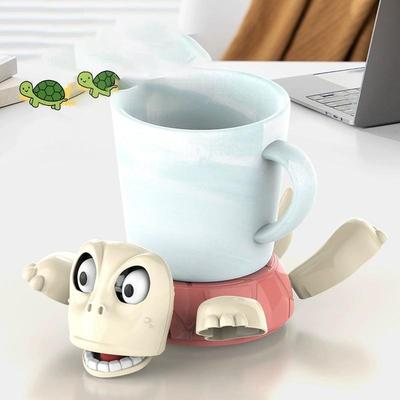 Игрушка «Черепашка» с забавным выражением лица, когда вы ставите ей на спину стакан — полностью цветная — забавный подарок для любителя черепах