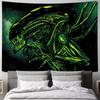 Science fiction horror Movie Alien Tapestry Decoration Bedroom Dormitory Background Cloth Holiday Home Living Room Club Tapestry