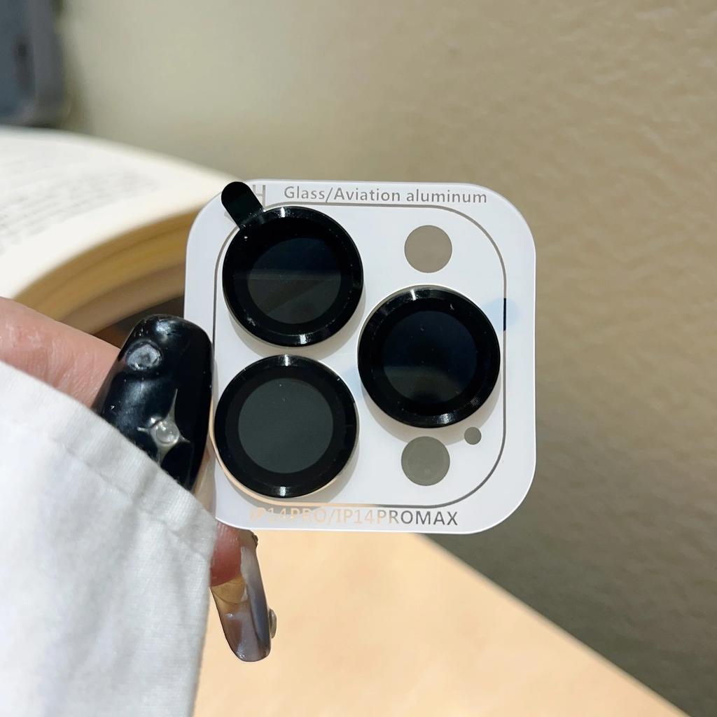 Полная защита объектива камеры для iPhone 14 Plus 11 15 Pro Max 12 Mini, закаленное стекло, металлическая защитная пленка для объектива, задняя крышка