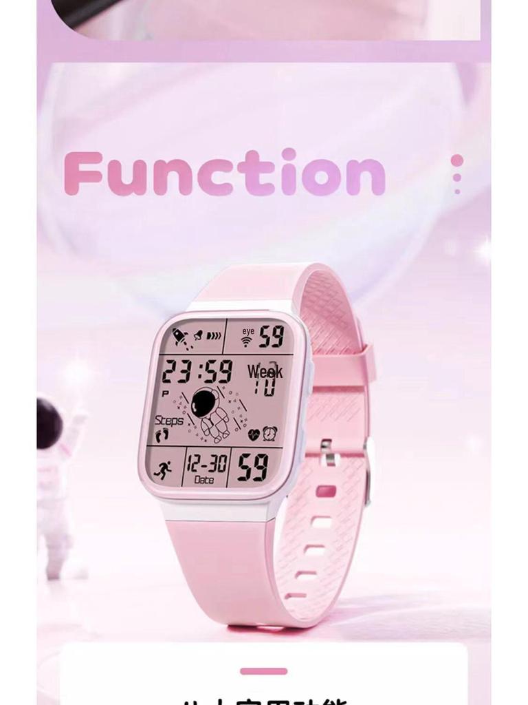 Часы астронавта-студента: Большой экран, календарь, ночник, будильник, секундомер