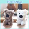 Плюшевая брелок-брелок West Highland White Terrier, подвеска для рюкзака, набитая полипропиленовым хлопком, животное, подарок для любителей домашних животных