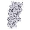 300pcs White Acrylic Number Beads Mixed Numbers 0-9 Loose Beads bulk DIY Beads  Key Chains