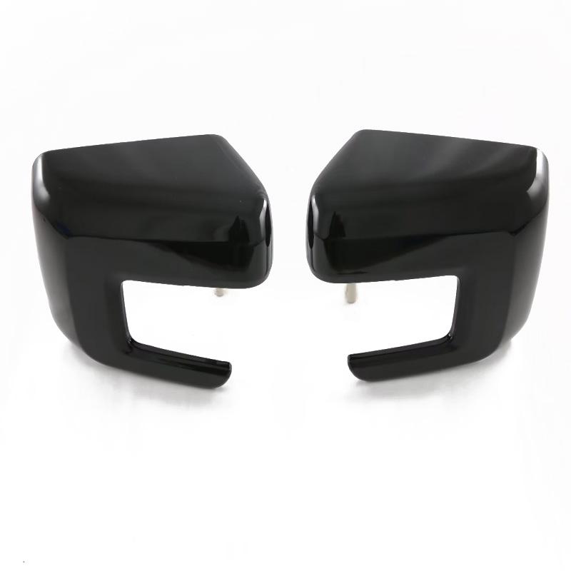 ABAIWAI For Ford F150 F-150 ABS Auto Front Side Rearview Glass Mirror Cover Trims Frame Rear View Caps cover