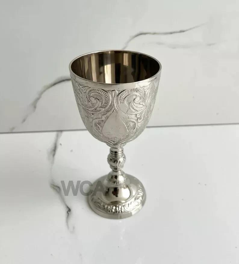 Wine Cup Royal King Goblet Embossed Wine Chalice Gift For Christmas,