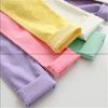 2021 Kids Girl Pants Spring Autumn Candy Color Elastic Pencil Trousers Child Solid Leggings  Children Clothing