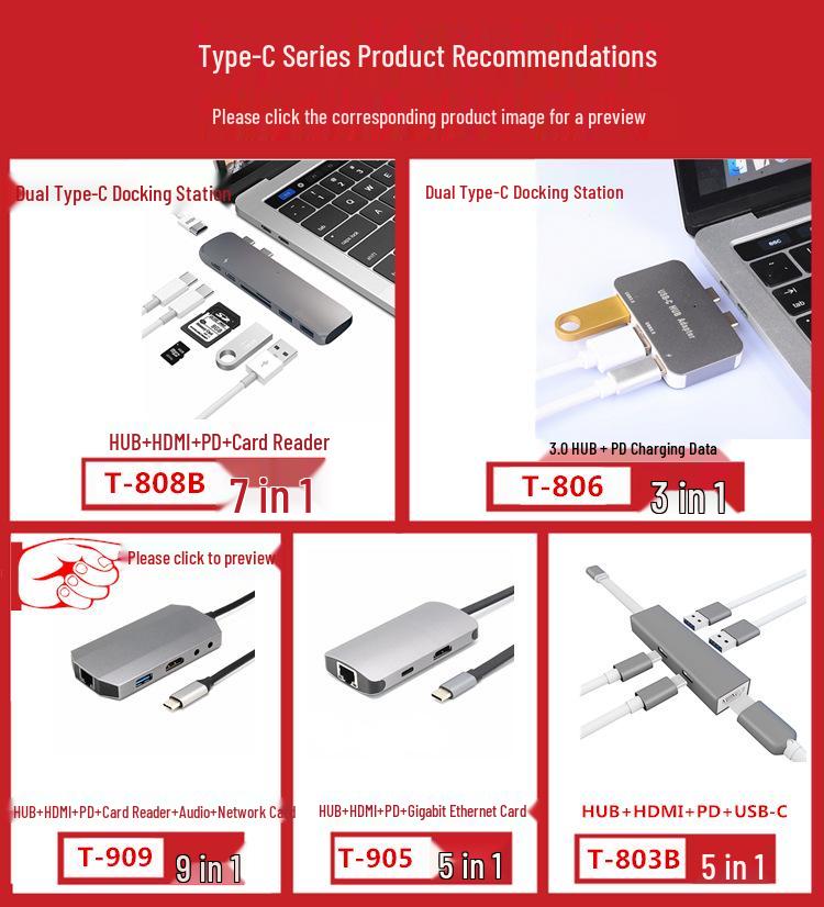 USB 3.0 концентратор для рабочего стола со считывателем SD/TF карт для офисного компьютера