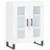 Highboard White 69.5 x 34 x 180 cm Particleboard
