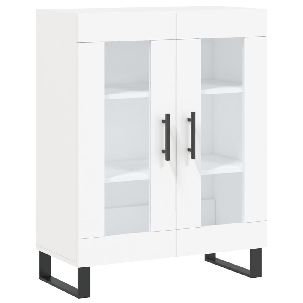 Highboard White 69.5 x 34 x 180 cm Particleboard